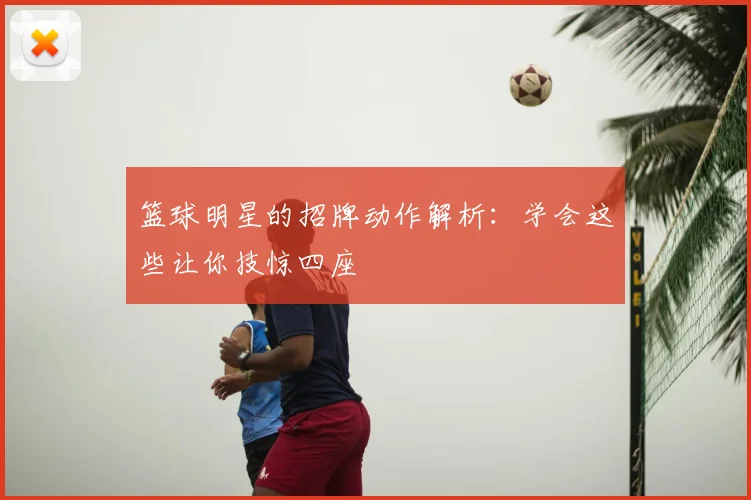 篮球明星的招牌动作解析：学会这些让你技惊四座